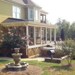 porch, columns, covered patio