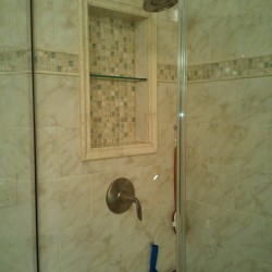 shower, custom tile