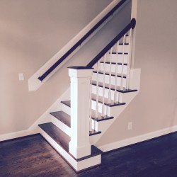 Custom Stair Railing - side view