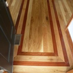 Customer hardwood floor